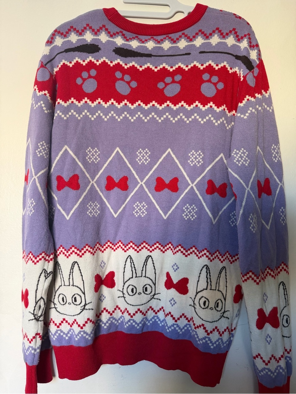 BoxLunch Studio Ghibli Kiki’s Delivery Service Sweater Medium 3D Bow - Picture 11 of 11